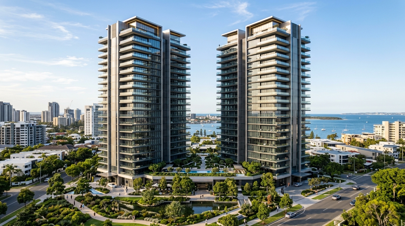Lüks İkiz Kuleler & Rezidans Balkon Sistemleri